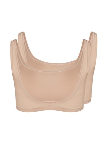 Skiny 2er-Set: Bustiers in Beige