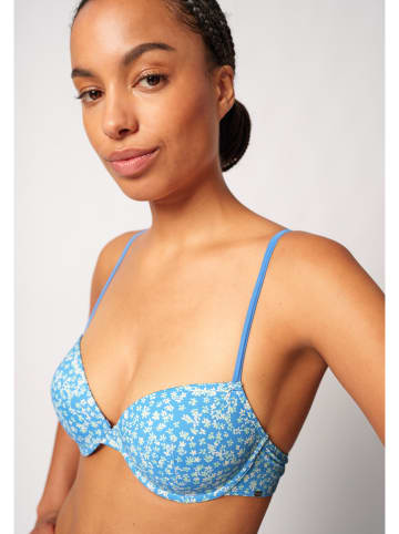 Skiny Biustonosz bikini w kolorze niebieskim