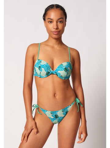 Skiny Bikini-Oberteil in Türkis/ Blau