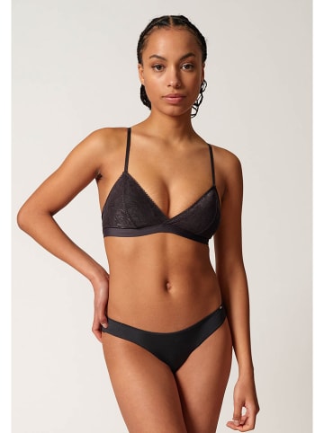 Skiny Biustonosz w kolorze antracytowym