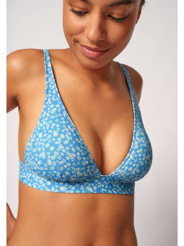 Skiny Biustonosz bikini w kolorze niebieskim