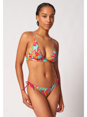 Skiny Bikini-Oberteil in Türkis/ Rot