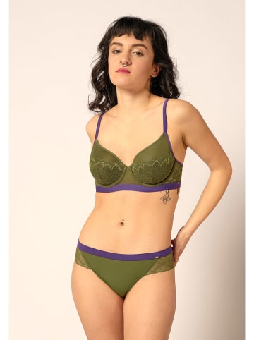 Skiny Biustonosz w kolorze khaki