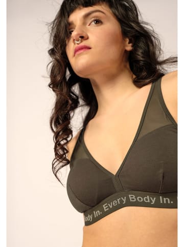 Skiny Biustonosz w kolorze khaki