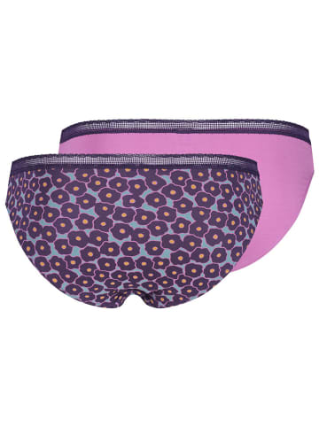 Skiny Figi (2 pary) w kolorze jasnoróżowo-fioletowym