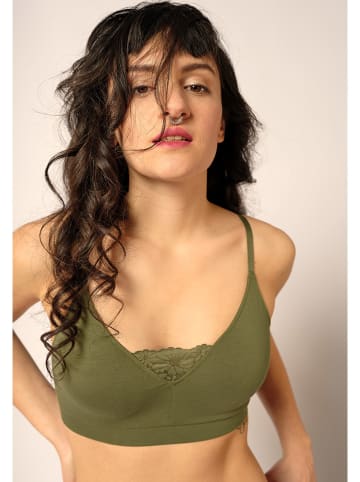 Skiny Bügelloser BH in Khaki