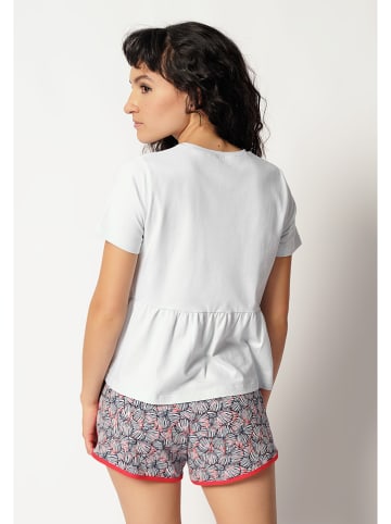 Skiny Koszulka piżamowa w kolorze błękitnym