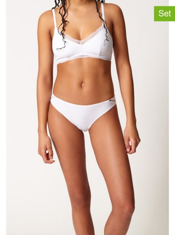 Skiny 2er-Set: Slips in Weiß