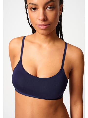 Skiny Biustonosz w kolorze granatowym