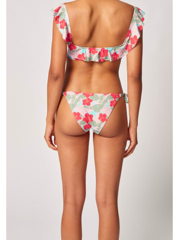 Skiny Figi bikini w kolorze czerwono-zielono-beżowym