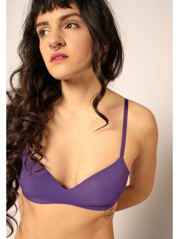 Skiny Biustonosz w kolorze fioletowym