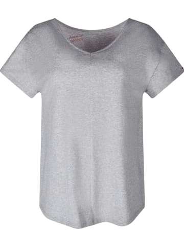 Skiny Pyjama-Oberteil in Grau