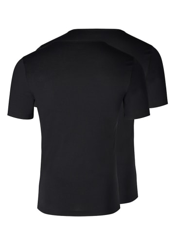 Skiny 2er-Set: Shirts in Schwarz