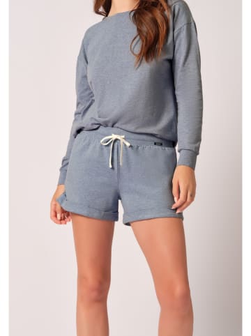 Skiny Sweatshort lichtblauw