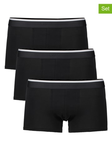 Skiny Bokserki (3 pary) w kolorze czarnym