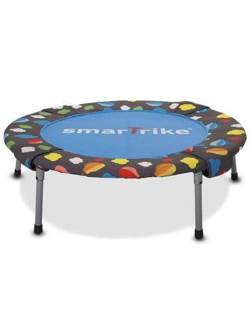 SmarTrike Trampolina w kolorze antracytowo-niebieskim ze wzorem - 12 m+
