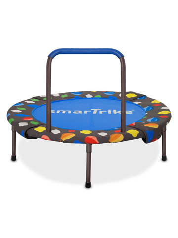 SmarTrike Trampolina "3-in-1" w kolorze czarno-niebieskim ze wzorem - 12 m+