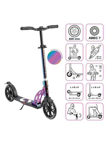 SIX DEGREES Step "Aluminium 205 Special Edition" meerkleurig/antraciet - vanaf 6 jaar