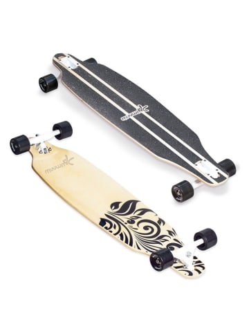 muuwmi Longboard "Wood" in Beige - ab 5 Jahren
