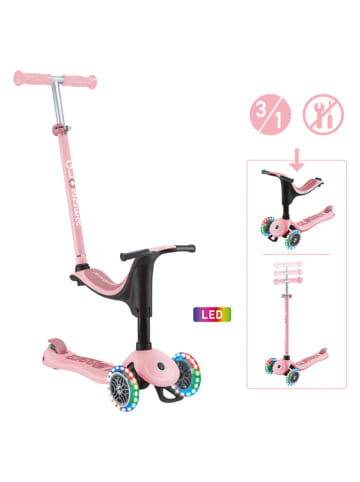 GLOBBER 3-in1-Scooter"Go-Up Sporty" lichtroze - vanaf 15 maanden