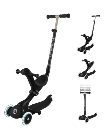 GLOBBER 3in1-Scooter "Go-Up Deluxe" in Schwarz - ab 18 Monaten