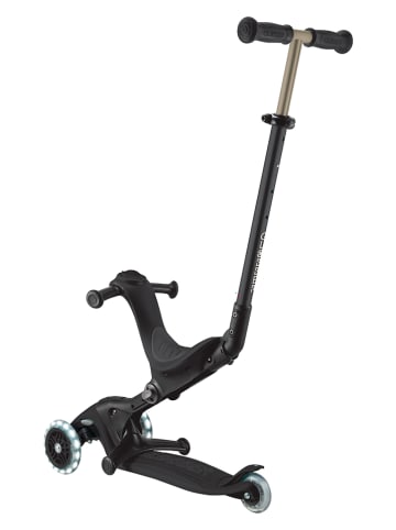 GLOBBER 3in1-Scooter "Go-Up Deluxe" in Schwarz - ab 18 Monaten