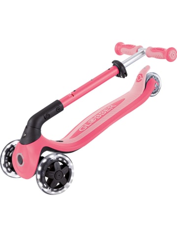 GLOBBER 3-in-1-step “Globber go up baby 360 lights” lichtroze - vanaf 4 jaar