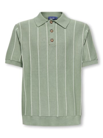 ONLY & SONS Junior Koszulka polo "Saim" w kolorze zielonym
