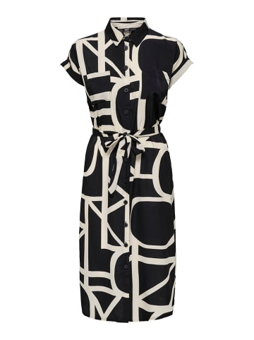 ONLY Kleid in Schwarz/ Beige