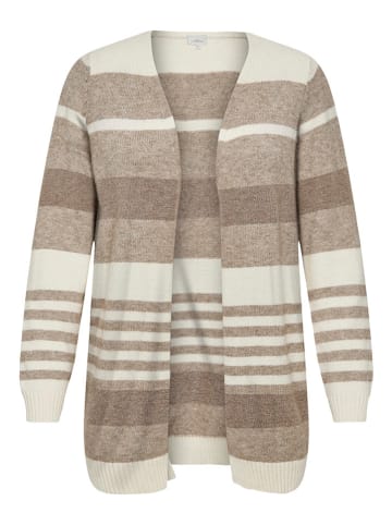 ONLY Cardigan in Hellbraun/ Creme