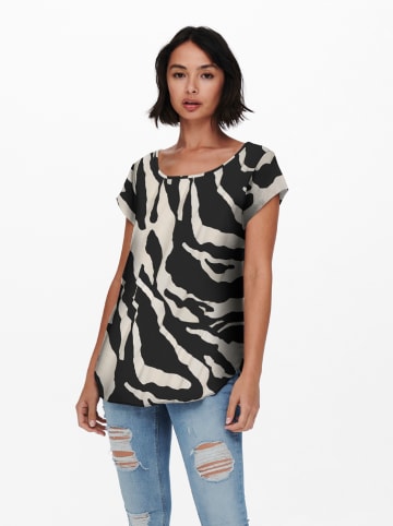 ONLY Bluzka "Nova" w kolorze czarno-białym