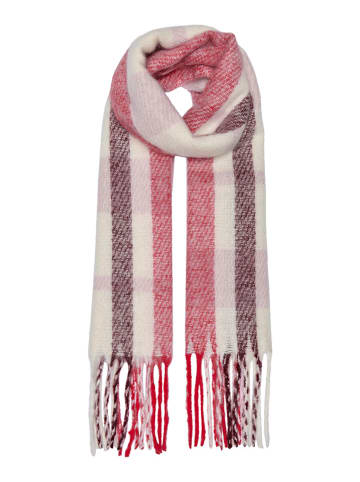 ONLY Sjaal rood/wit