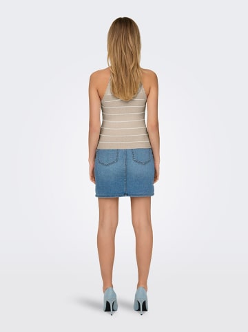 ONLY Top "Gemma" w kolorze beżowym