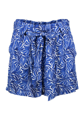 ONLY Shorts "Nova" in Blau/ Weiß