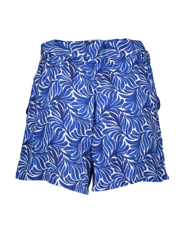ONLY Shorts "Nova" in Blau/ Weiß