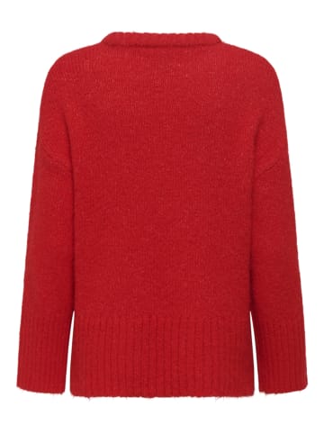 ONLY Sweter w kolorze czerwonym