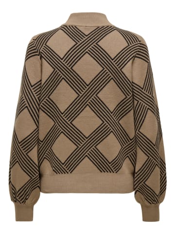 ONLY Sweter w kolorze jasnobrązowym