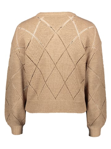 ONLY Sweter w kolorze jasnobrązowym