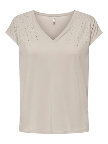 ONLY Koszulka w kolorze beżowym