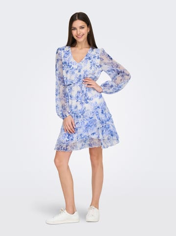 ONLY Kleid in Weiß/ Hellblau