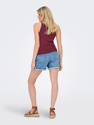 ONLY Gebreide top bordeaux