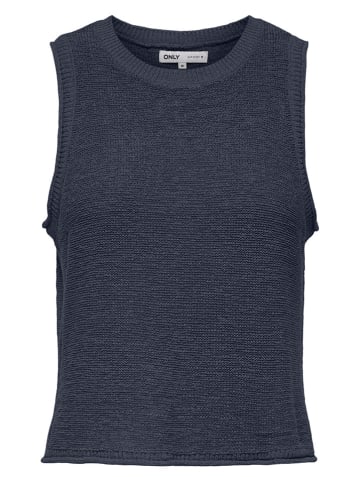 ONLY Top w kolorze granatowym