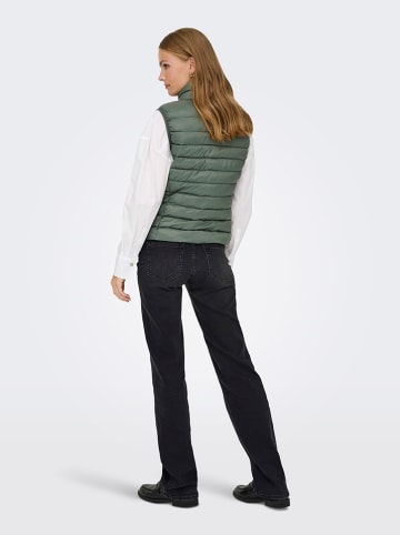 ONLY Doorgestikte bodywarmer groen