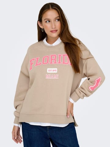 ONLY Bluza w kolorze beżowym