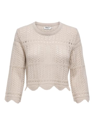 ONLY Sweter w kolorze kremowym