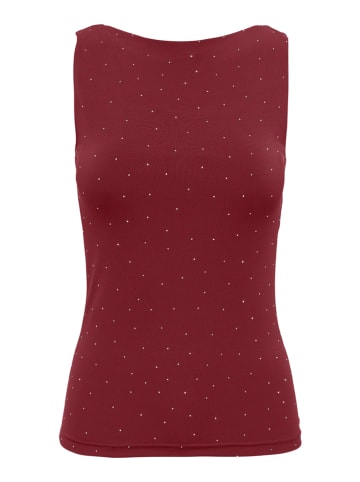 ONLY Top w kolorze czerwonym