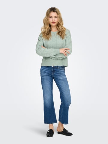 ONLY Sweter w kolorze zielonym