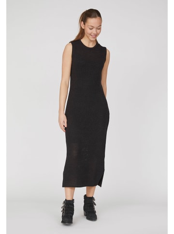 SisterS point Sukienka dzianinowa w kolorze czarnym