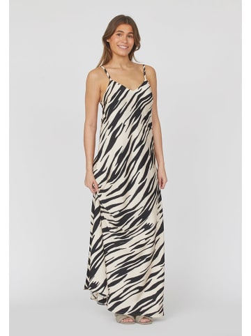 SisterS point Sukienka w kolorze kremowo-czarnym