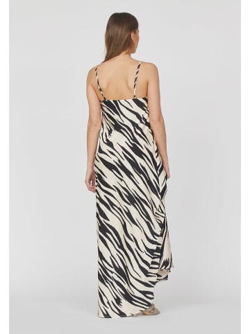 SisterS point Sukienka w kolorze kremowo-czarnym